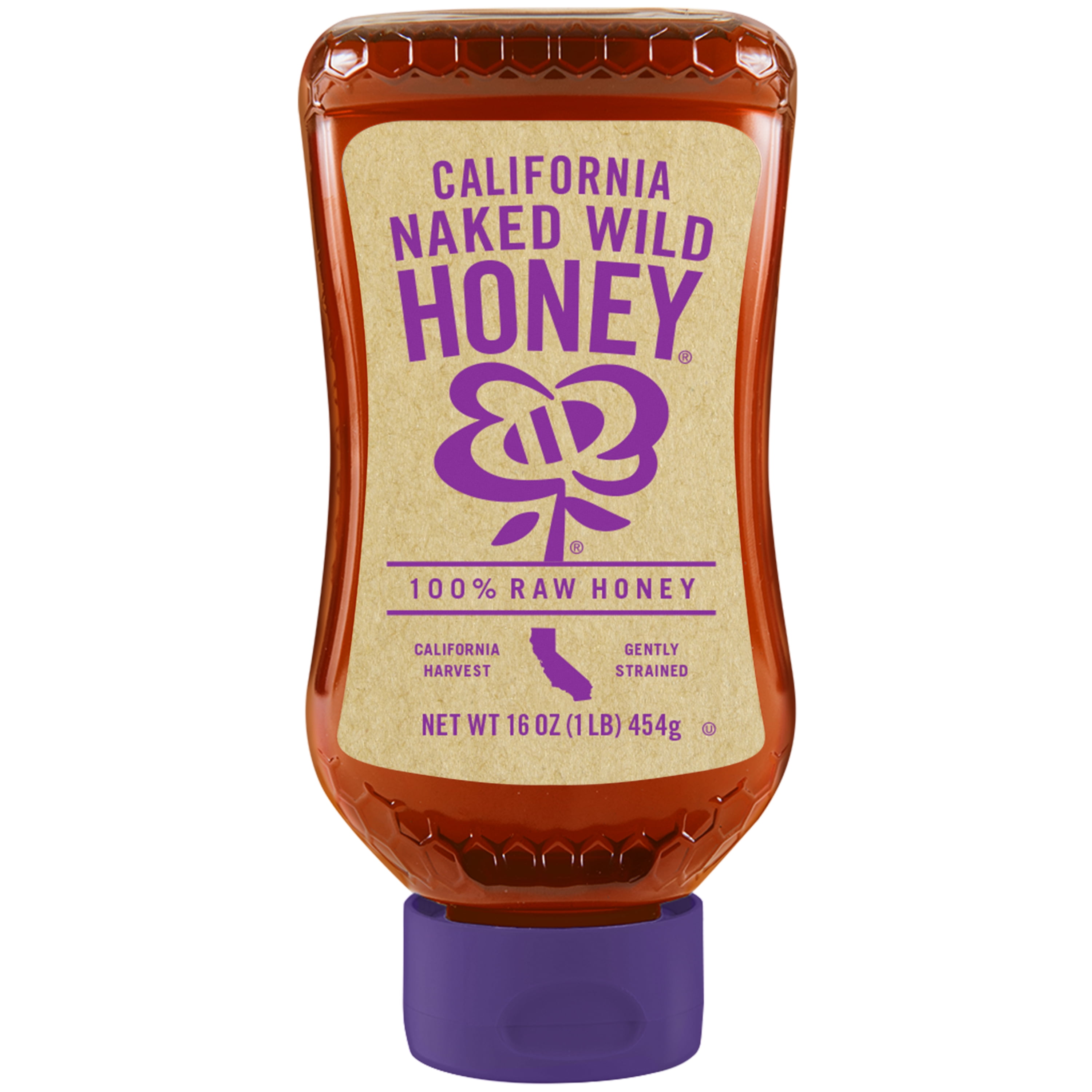 Naked Wild Honey, California Raw Honey, 16 oz