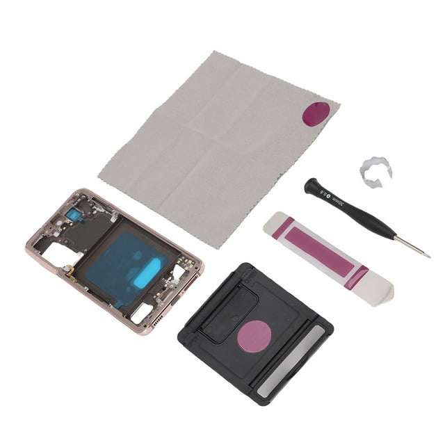 Phone Frame, Multifunctional Phone Middle Bezel Metal Effective for S21 Dark Gray,Silver,Rose Gold