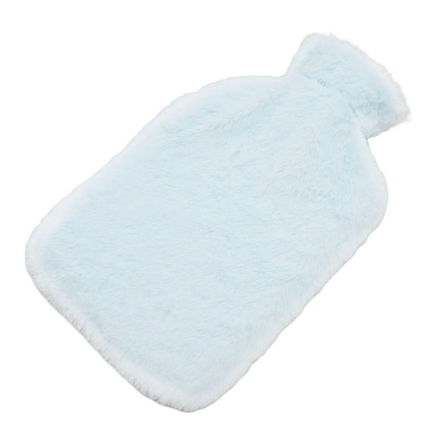 Hot Water Bottle Hot Water Bag Rubber Hot Water Bottle Plush Hot Water Bag Hot Water Bottle 2000ML Water Injection Hot Water Bag With Plush Cover For Discomfort Relief