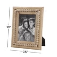 thumbnail image 4 of DecMode 5" x 7" Beaded Light Brown Photo Frame, 4 of 9