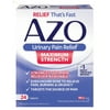 AZO Urinary Pain Relief Maximum Strength, Fast Relief, #1 Most Trusted Brand, 24 Tablets