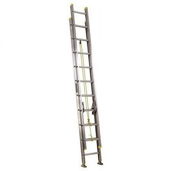 Louisville Ladder 20-Foot Aluminum Extension Ladder, Type I, 250-Pound Load Capacity, AE3220