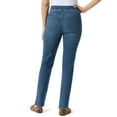 thumbnail image 2 of Women's Gloria Vanderbilt Amanda Pull-On Straight Jeans Color: Murray Size: 16 AVG/REG, 2 of 4