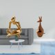 thumbnail image 2 of Figura de lector abstracto,Estatua de pensador abstracto,arte,manualidades,decoraciones,Figuras humanas decorativas para oficina,objetos coleccionables,estatua,Estatuas,figuras de, 2 of 8