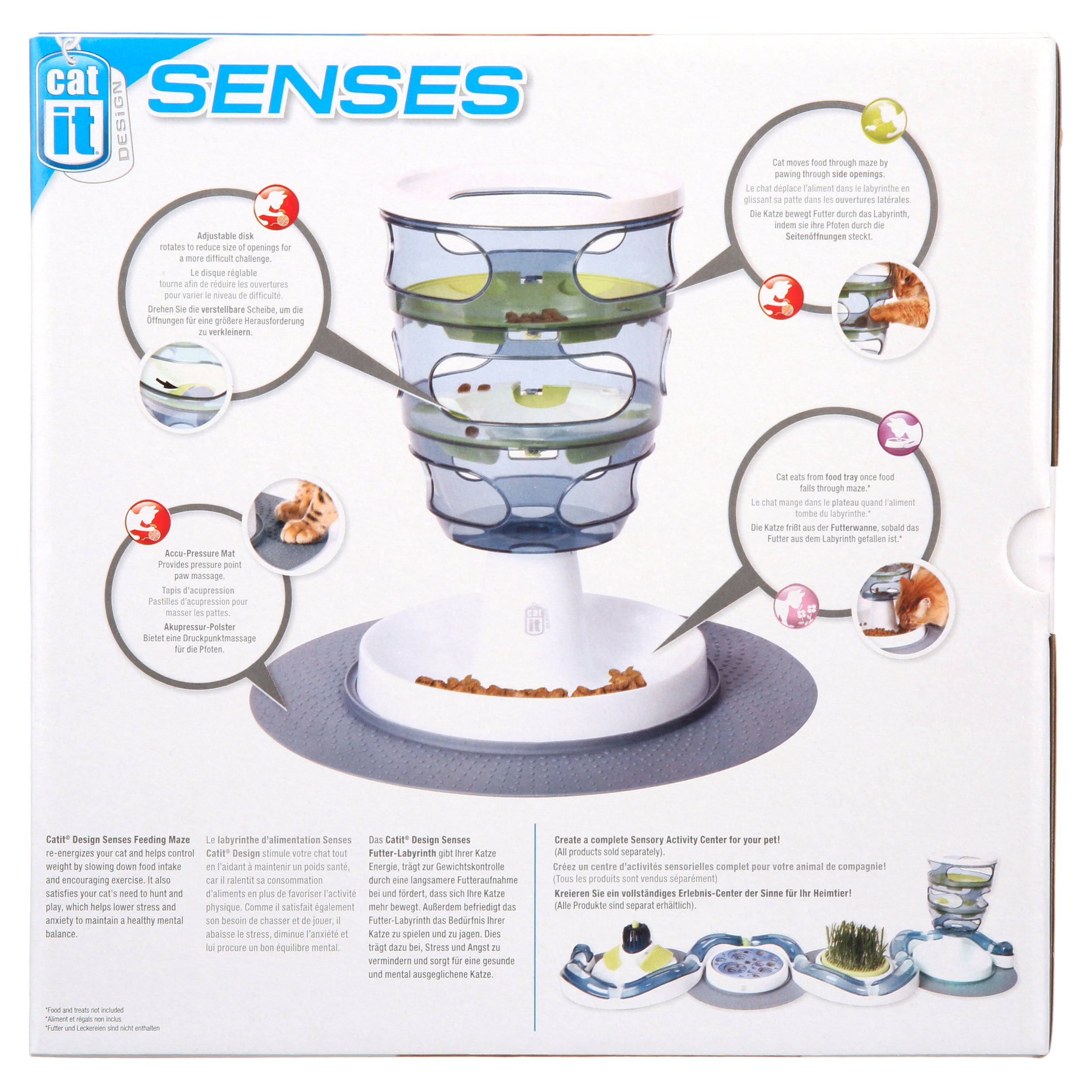 Catit Design Senses Food Maze Interactive Cat Feeder and Toy Walmart