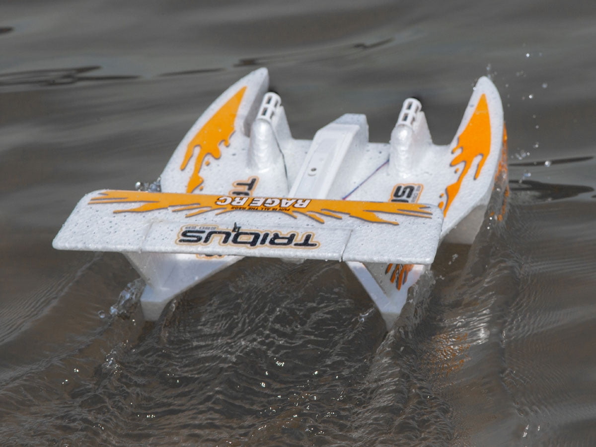 Rage R/C Tribus 250 Electric Powered RTF Amphibious Aircraft Orange RGR3101