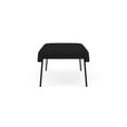 thumbnail image 3 of Waterfall Reception Waiting Room Healthcare 2-Seat Bench / Black Steel / Black, 3 of 5