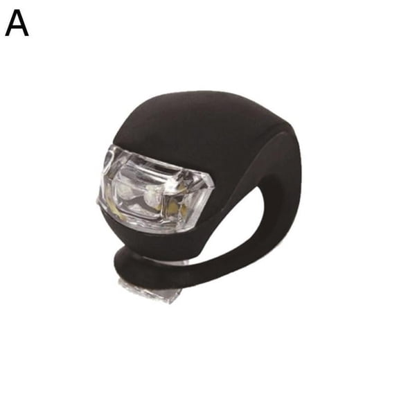Helmet Bike Light, Silicone, LED, 3 Modes, AG10 Battery, Waterproof, for Night Ride