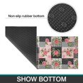 thumbnail image 6 of Pioneer Flower Floral Print Pattern Kitchen Rugs Sets Of 2, Anti Fatigue Non Slip Washable Floor Mats for Kitchen Sink Laundry, 17X30 Inch + 17X47 Inch, 6 of 6