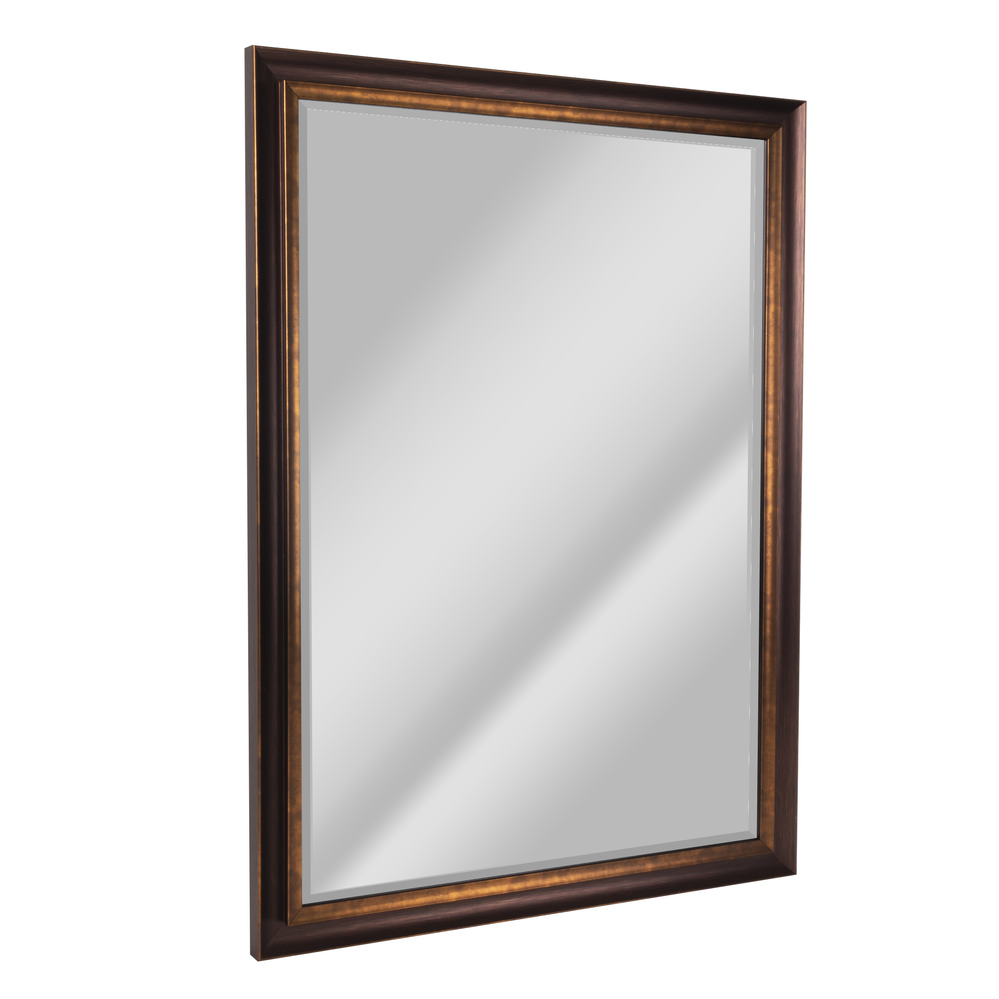 Head West Oil Rubbed Bronze PS Rectangular Framed Beveled Accent Wall