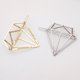 thumbnail image 1 of 2 tocados europeos y americanos diamantes de horquilla geométrica, aleación de clip de borde de metal, oro y plata ZefeiWu 8390613056818, 1 of 1