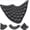 Black-K2, variant on MMJ Inflatable Seat Cushion Pressure Relief for Office Chair Car Wheelchair Air Cushion Non Slip