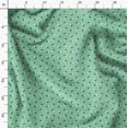 thumbnail image 3 of Soimoi Green Rayon Fabric Shells Ocean Print Sewing Fabric Yard 42 Inch Wide, 3 of 6