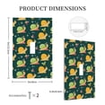 thumbnail image 3 of KLL Snails And Butterfies Pattern Electrical Outlet Covers, 3" x 5" 1 Pack Electric Receptacle Plug Covers for Decorator Receptacle Outlet & Switch-Style T, 3 of 6