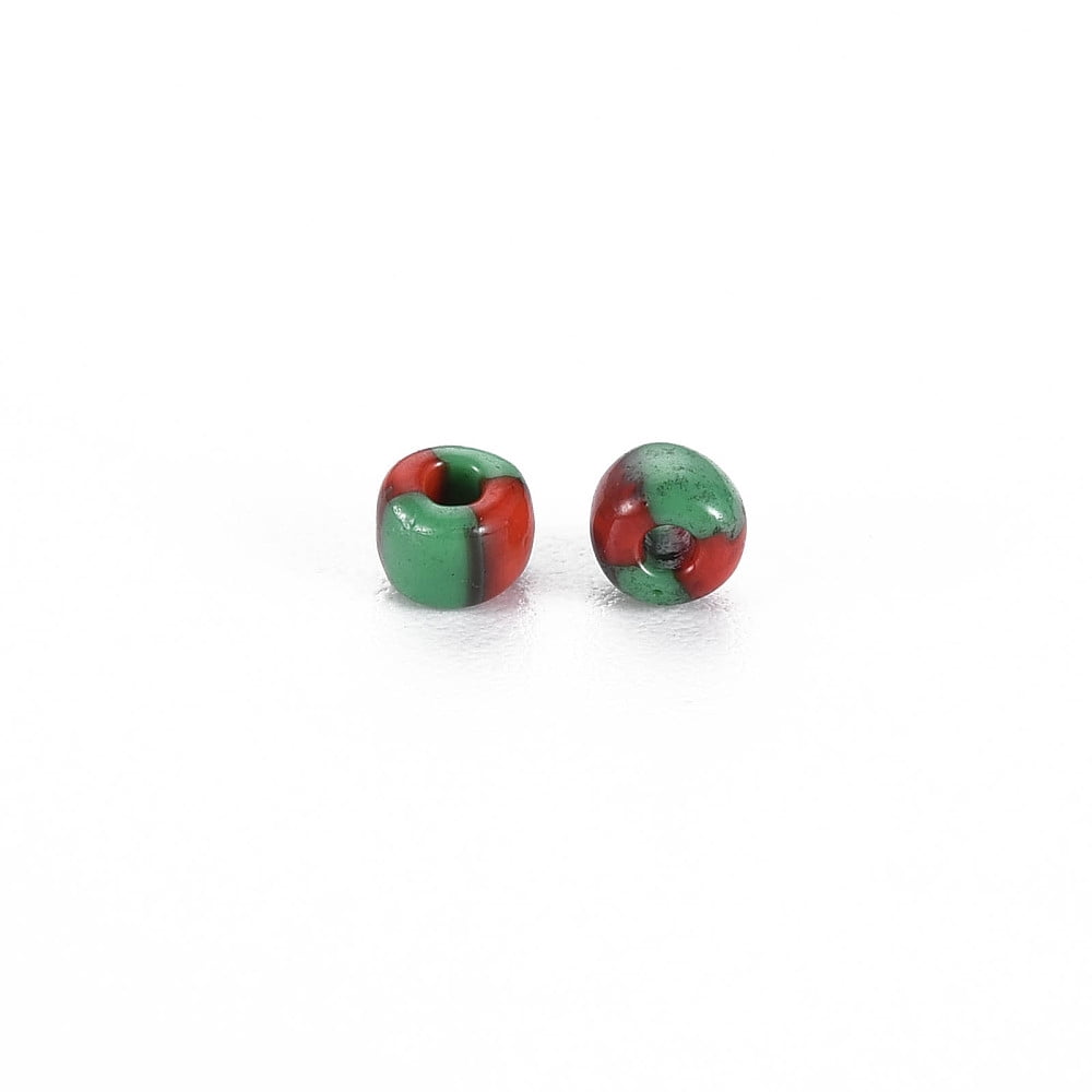 1bag 8/0 Glass Seed Beads Opaque Colours Seep Green 3mm hole:1mm