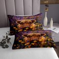 thumbnail image 3 of Erosebridal Highland Cow Coverlet Set Queen, Groovy Flower Bedding Set, Animal Print Decor 3-Piece, 3 of 5