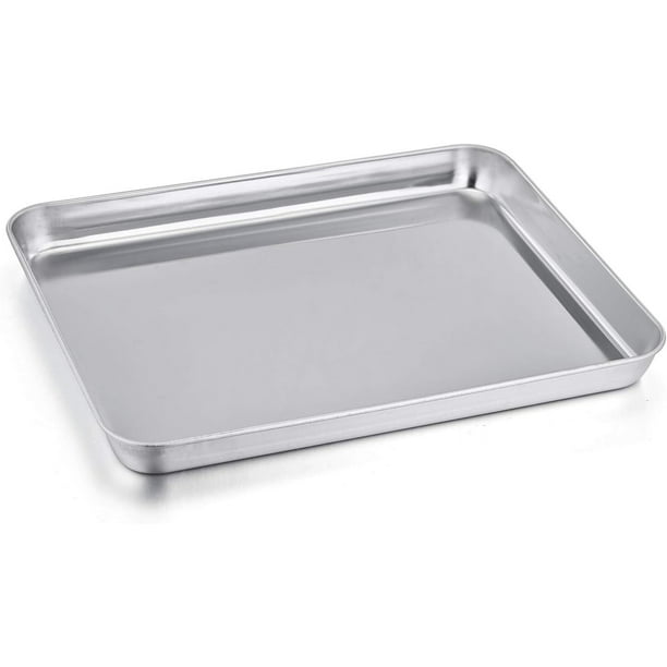 Small Baking Toaster Oven Pan, Stainless Steel Toaster Oven Tray