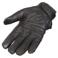 thumbnail image 2 of Hot Leathers GVM1301 Uni-Sex Black 'Row of Skulls' Leather and Mesh Gloves with i-Touch Screen 2X-Large, 2 of 2
