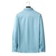 thumbnail image 5 of Hombres Casual Botones Slim Fit Turndown Solid Manga Larga Blusa de Moda Camisa Odeerbi ODB-6, 5 of 5