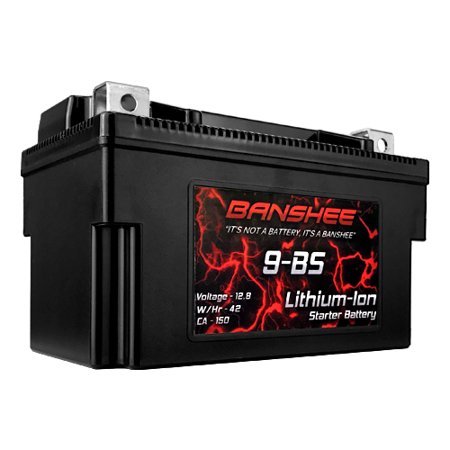 9BS Lithium Ion Sealed Battery Replaces YTX9-BS 12V 150 CA Motorcycle