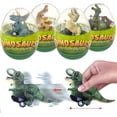 thumbnail image 1 of Huevos de Pascua con coches retráctiles de dinosaurio para niños, paquete de 4, 1 of 6