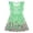Green Butterfly, variant on Aideaone Toddler Girls Dresses Kids Summer Ruffle Sleeve Tie Back Casual Sundress 2-8T