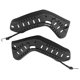 thumbnail image 3 of 1 par de adaptadores de guía de casco de riel, guía de nailon para Fast Black, 3 of 9