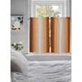 thumbnail image 3 of Dark Burnt Orange Ombre 2 Panel Kitchen Curtains for Windows, Modern Grey Gradient Farmhouse Art Bathroom Privacy Curtain, Home Décor Window Treatment for Bedroom/Living Room 55"x45", 3 of 6
