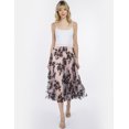 thumbnail image 4 of Falda midi flores negras, 4 of 5