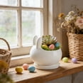 thumbnail image 1 of BAOPAI Mini Ceramic Flower Pot Thumb Sized Planter For Desktop And Bedroom Decoration, 1 of 6