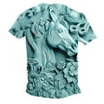 thumbnail image 4 of ZCFZJW Big and Tall Regular Fit Graphic T-Shirts for Men Vintage 3D Horse Pattern Print Summer Short Sleeve Round Neck Pullover Tops Trendy Outdoor Daily Vacation Tees Shirt Light Blue XXXXXL, 4 of 6