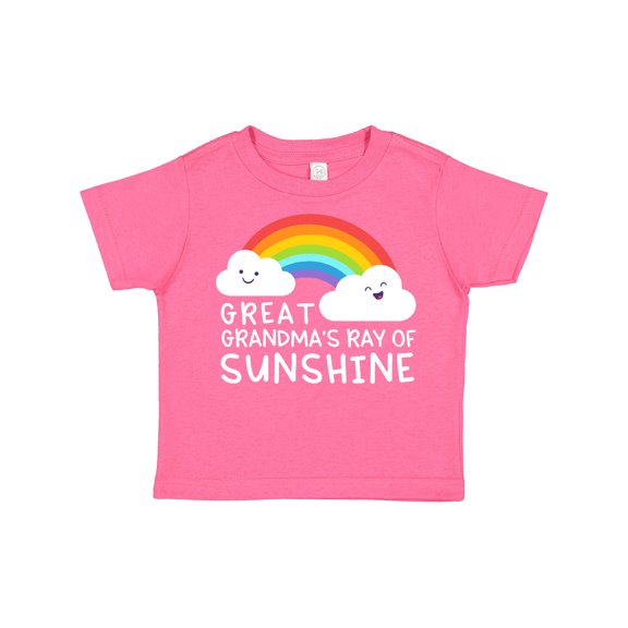 Inktastic Great Grandma's Little Ray of Sunshine Boys or Girls Toddler T-Shirt