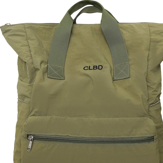 Mochila Nailon Con Bolso Escolar para Estudiantes Múltiples Bolsillos () Verde