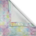 thumbnail image 4 of Ambesonne Abstract Valance Pack of 2, Geometric Rhombus Art, 54"X12", Multicolor, 4 of 5