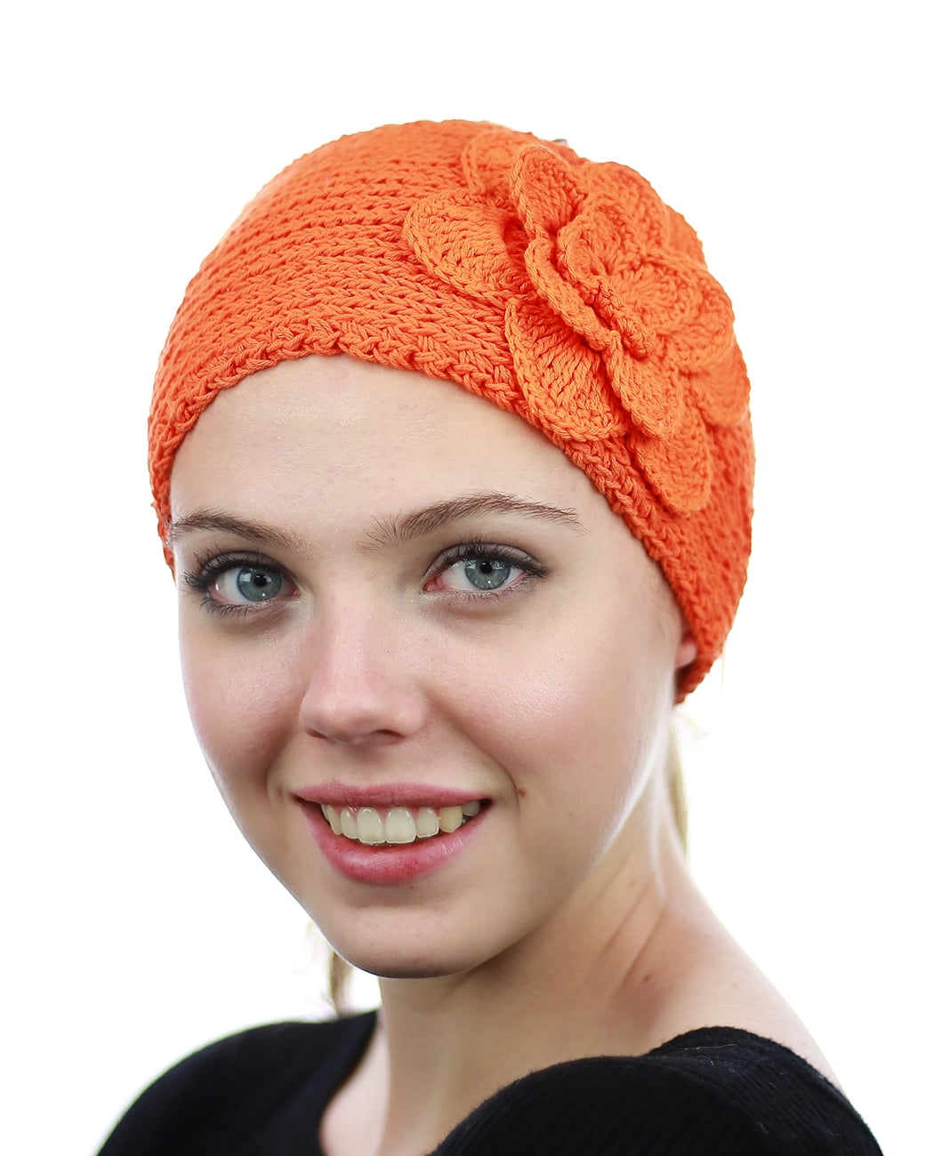 NYFASHION101 Hand Knitted Button Closure Winter Headband Headwrap