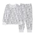 thumbnail image 6 of Elegyee Girls Pajamas DIY Coloring Long Sleeve Top Pants 2Pc Loungewear, White, Size 2-3, 6 of 8