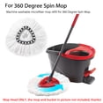 thumbnail image 2 of APPIE 4 Pack Replacement Mop Head Refill Microfiber Mop Heads Universal  360 Degree Spin Magic Mop-Microfiber Replacement Mop Head-Round Shape Compatible with O-Cedar, 2 of 9