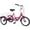 Rose Red, variant on MOONCOOL Adult Tricycles 7 Speed, 16/20/24/26 inch 3 Wheel Bikes, Three-Wheeled Bicycles Cruise Trike with Shopping Basket for Seniors, Women, Men, Teenager, Kids