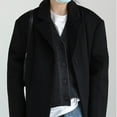 thumbnail image 3 of HBFAGFB Sweaters for Women Open Front Cardigan V Neck Button Down Long Sleeves with Pockets Black Size One Size, 3 of 3