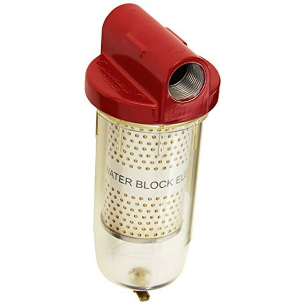 FillRite F1810HC1 Clear Bowl Filter with Drain