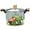 4.5l, variant on Glass Simmer Pot Glass Pots for Cooking with Cover and Wooden Handle Nonstick Glass Saucepan with Lid for Stovetop Clear Cooking Pot for Noodle Soup Milk,5.5l