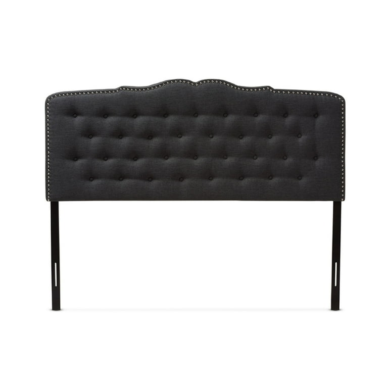 Baxton Studio Lucy Modern and Contemporary Dark Grey Fabric King Size Headboard Baxton Studio Lucy Modern and Contemporary Dark Grey Fabric King Size Headboard