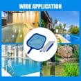 thumbnail image 2 of Pool Cleaning Net with 45-inch Pole Swimming Pool Cleaner Net with 5 Detachable Aluminum Pole, 2 of 8