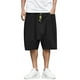 thumbnail image 1 of Pantalones harem cortos de algodón para hombre, holgados y de tiro bajo, para baloncesto/fitness, lisos, tallas M-XXXXL, 1 of 5