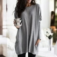 thumbnail image 2 of EDFBUYKRS Tunic Shirts for Womens Long Sleeve Tops Casual V Neck Sweaters for Women Blouses M, 2 of 5