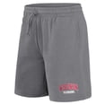 thumbnail image 2 of Men's Fanatics Branded Heathered Gray Wisconsin Badgers Level Playing Field Shorts, 2 of 3