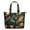 Dark-green-7, variant on Boho Chic Paisley Floral Weekender Bag - Interior Zippered Section for Tech Gear