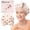 Blush Dot, variant on Kitsch Reusable Plastic Shower Cap, One Size, Blush Dot