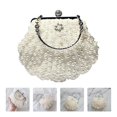 thumbnail image 3 of Sac à Bandoulière Rétro en Perles Sac à Main pour Femmes Sac Décontracté pour Filles, 3 of 7