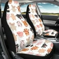 thumbnail image 4 of Xoenoiee Car Seat Covers High Back Design for Front Seats Cartoon Pig Print, Universal Fit Vehicle Seat Cushion Protectors for SUV Truck, Sedan - Pack of 2, 4 of 6